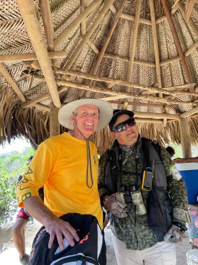 Private guide and traveler during a Sierra Nevada excursion